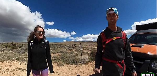 Fit Couple Go Hiking And Fuck in Public